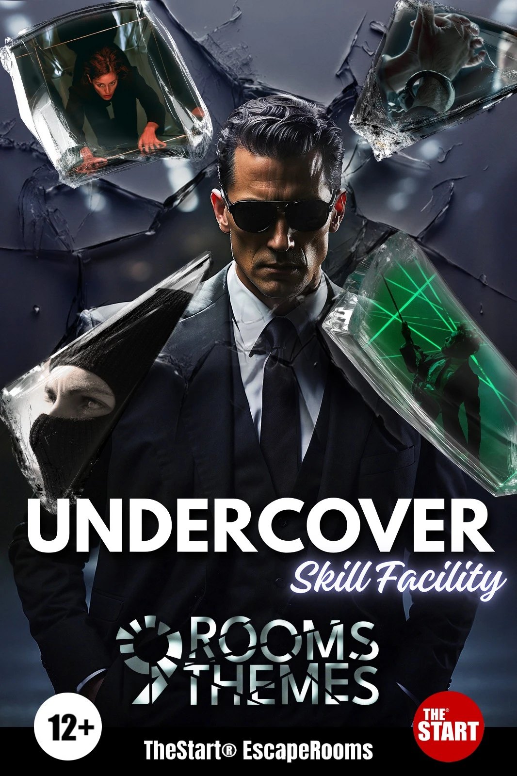 Undercover Skill Facility, 9 rooms 9 themes